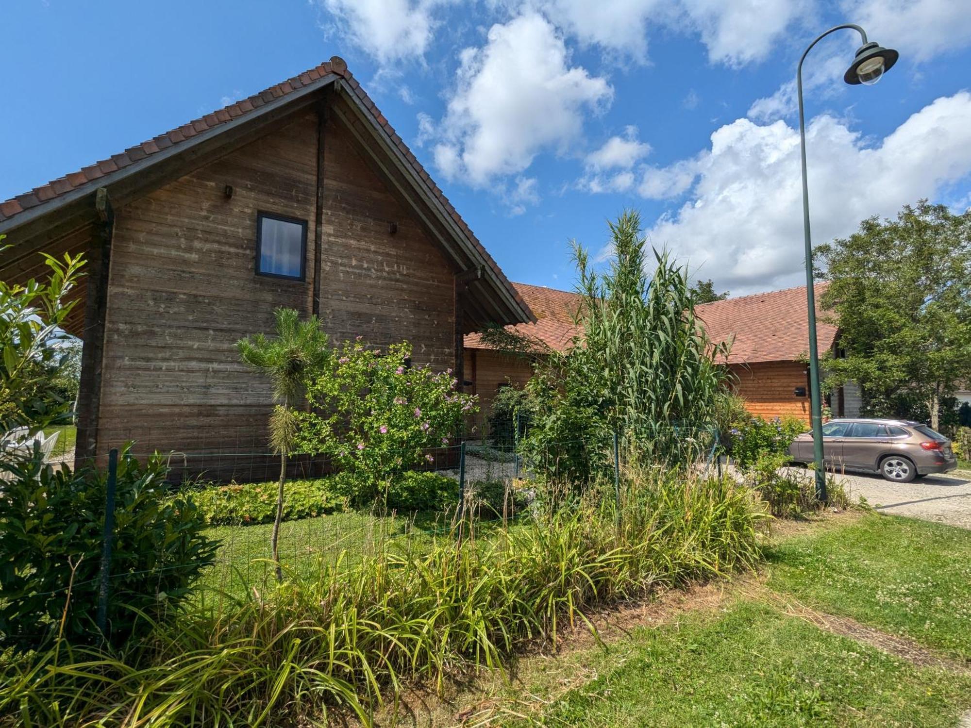 Les Chalets Aux Gites D'Orient Géraudot Exteriör bild